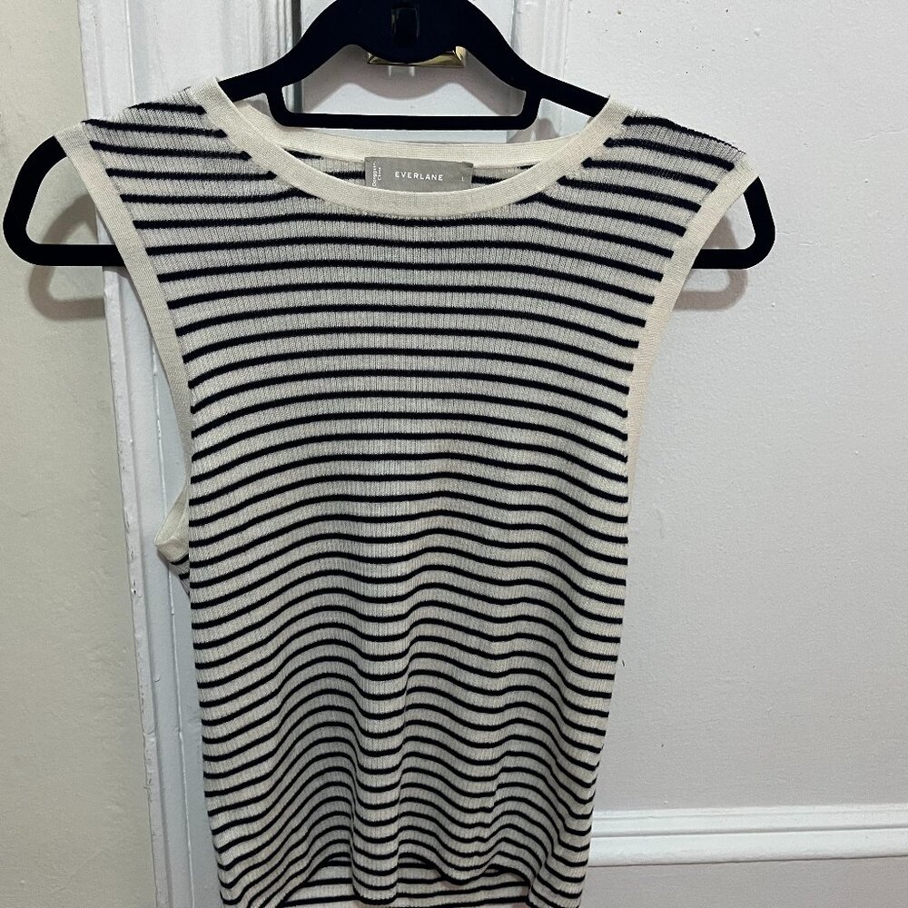 Merino Wool Everlane Boat Stripe Tank Top